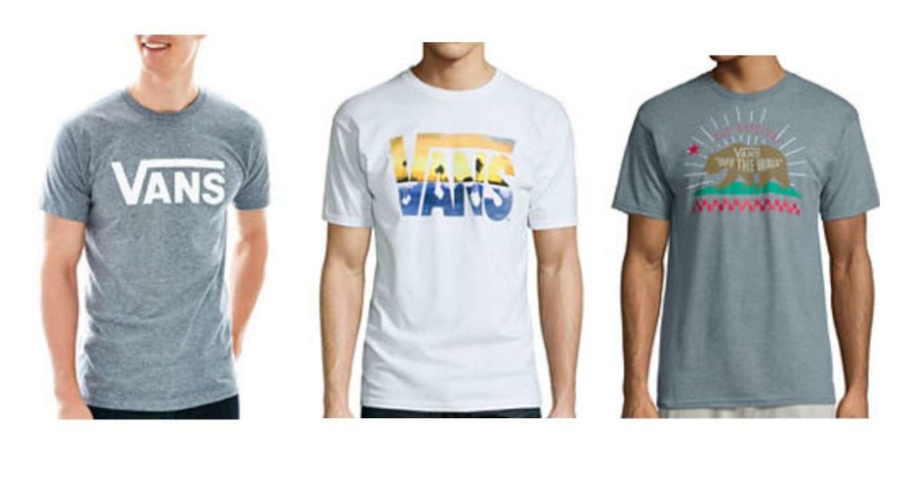 JCPenney Vans TShirts for 7.70 Each Southern Savers