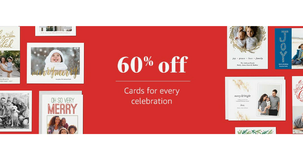 Amazon Prints 60 Off All Holiday Cards Southern Savers