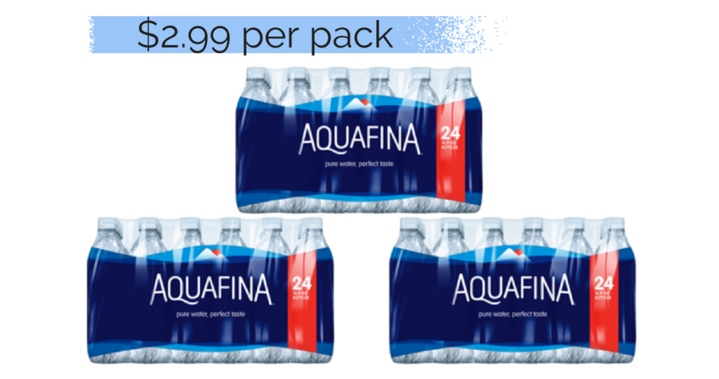 Aquafina Water Bottles, 2.99 Per 24 Pack Southern Savers
