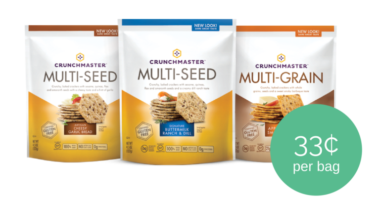 Crunchmaster Crackers, 33¢ Per Bag :: Southern Savers