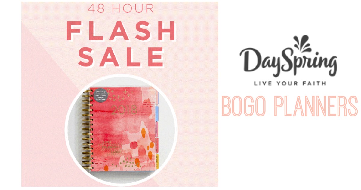 DaySpring Sale BOGO Agenda Planners Southern Savers
