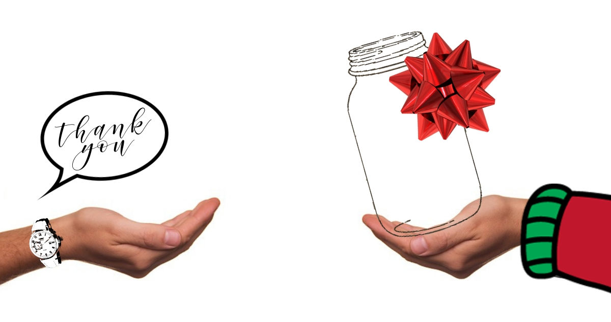 gifts in a mason jar