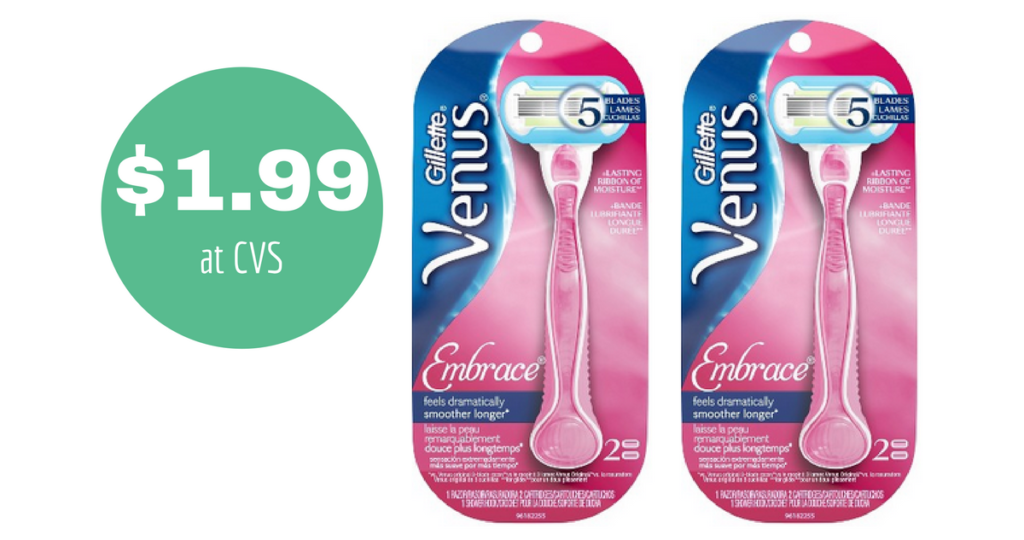 Gillette Venus Razors, $1.99 at CVS :: Southern Savers