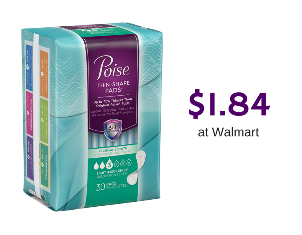 3 Off Poise Coupon Pads For 1.84 Southern Savers