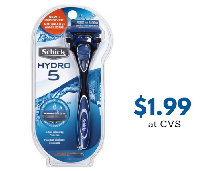 Schick Hydro Razor, 1.99 at CVS Southern Savers