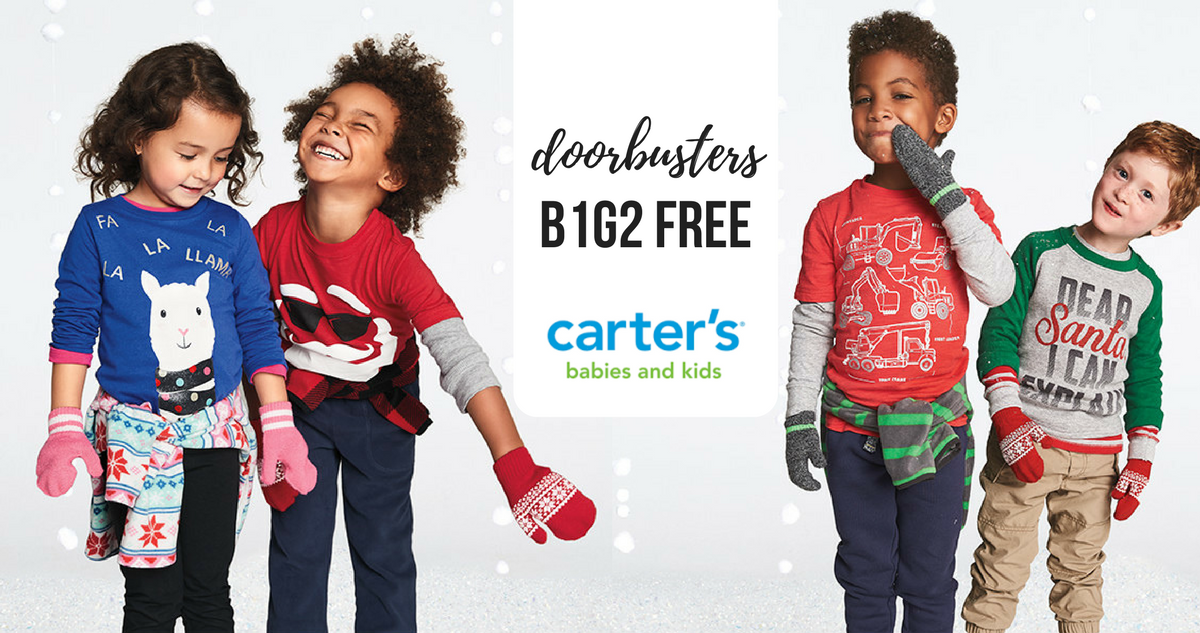 Carter's Buy 1 Get 2 FREE Doorbusters Southern Savers