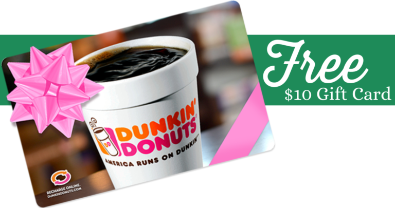 Dunkin Donuts: $10 Egift Card Wyb $25 In Gift Cards :: Southern Savers