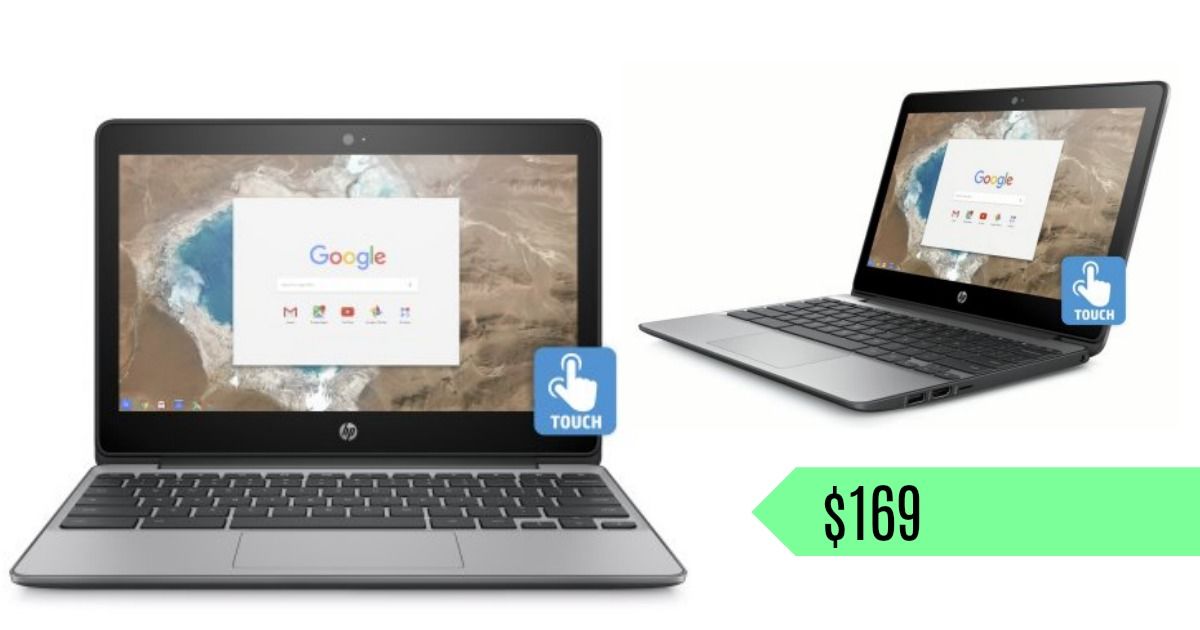 walmart  hp touch chromebook for  169    southern savers