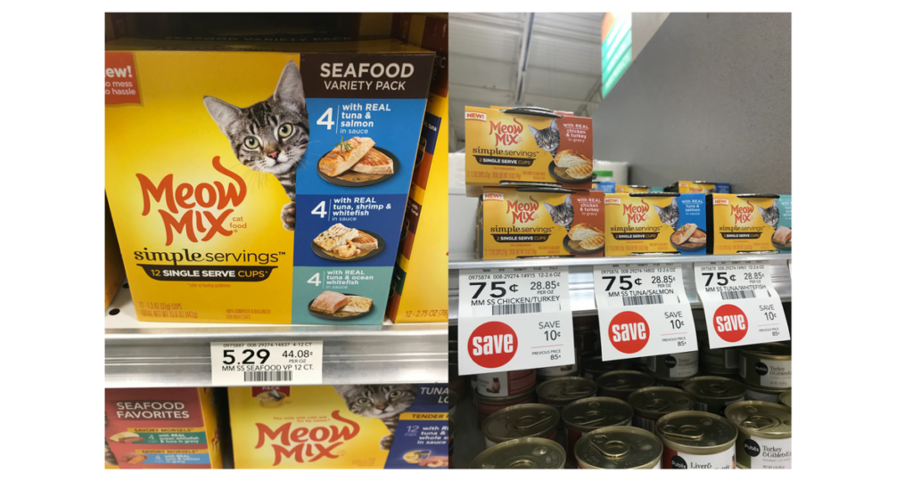 Meow Mix Coupons Cat Food For 25¢ each Southern Savers