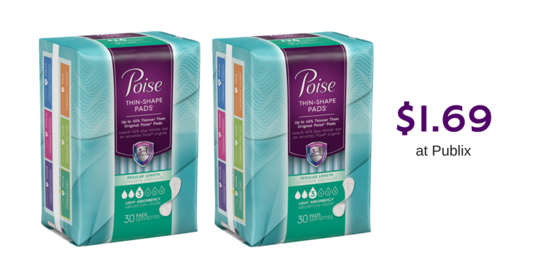 Poise Coupons | Pads For $1.69 at Publix :: Southern Savers