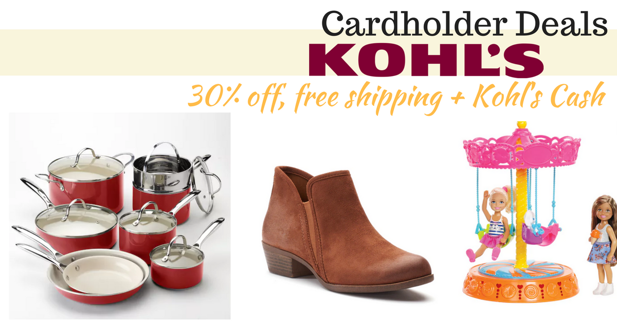 Kohl's Cardholders Extra 30 Off + Free Shipping Southern Savers