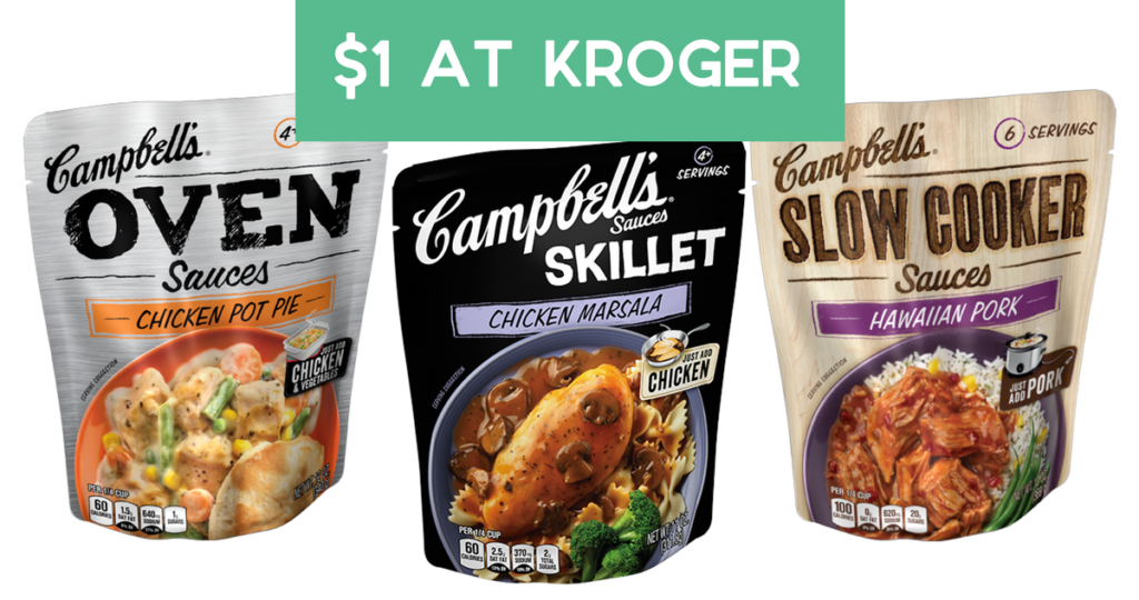 Campbell's Cooking Sauces, 1 at Kroger Southern Savers