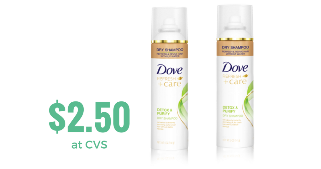CVS Deal Dove Dry Shampoo, 2.50 ea. Southern Savers