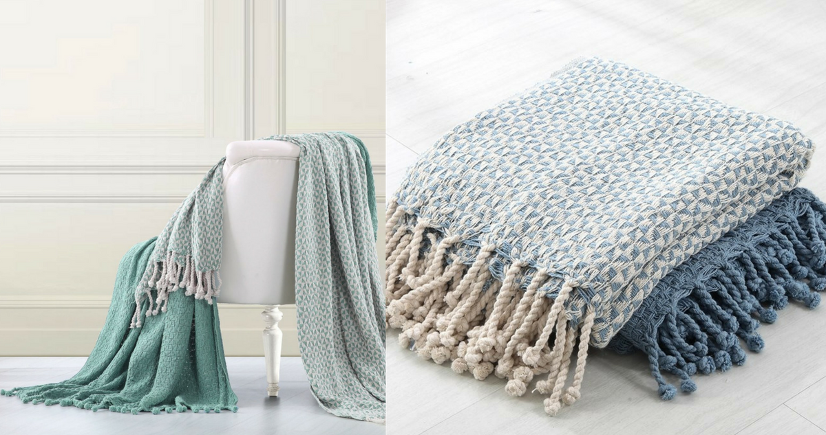 Geometric Throw Set of 2 Geometric Throws for $24.99 Shipped :: Southern Savers