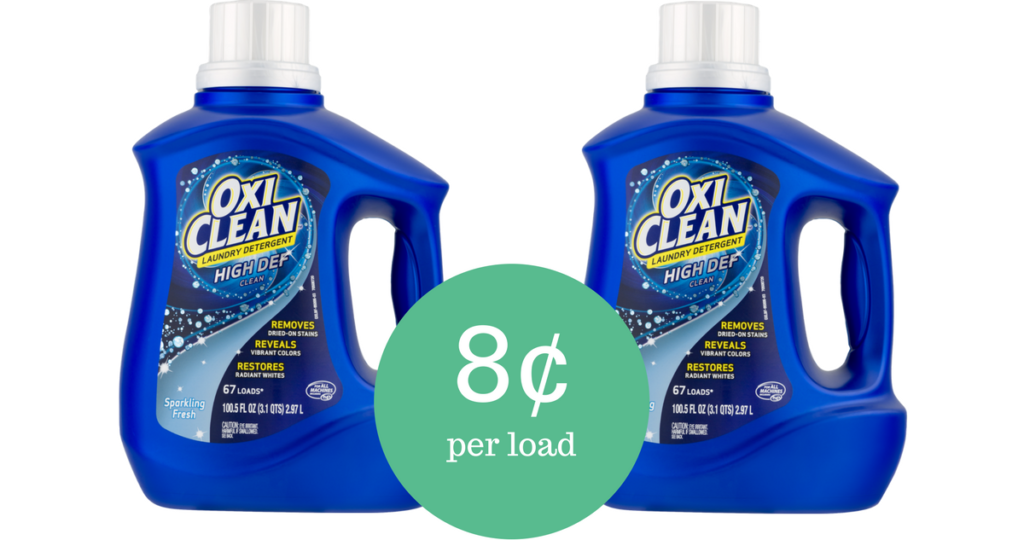 OxiClean Detergent, 8¢ Per Load at Target Southern Savers