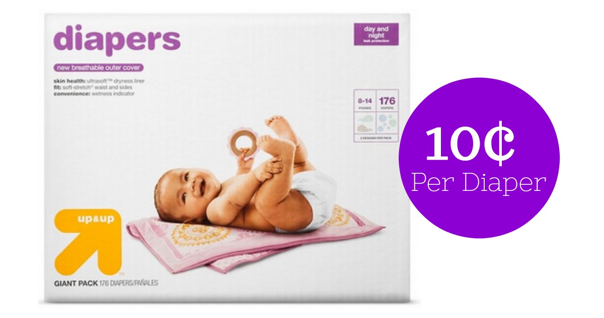 Up & Up Diapers for 10¢ Southern Savers