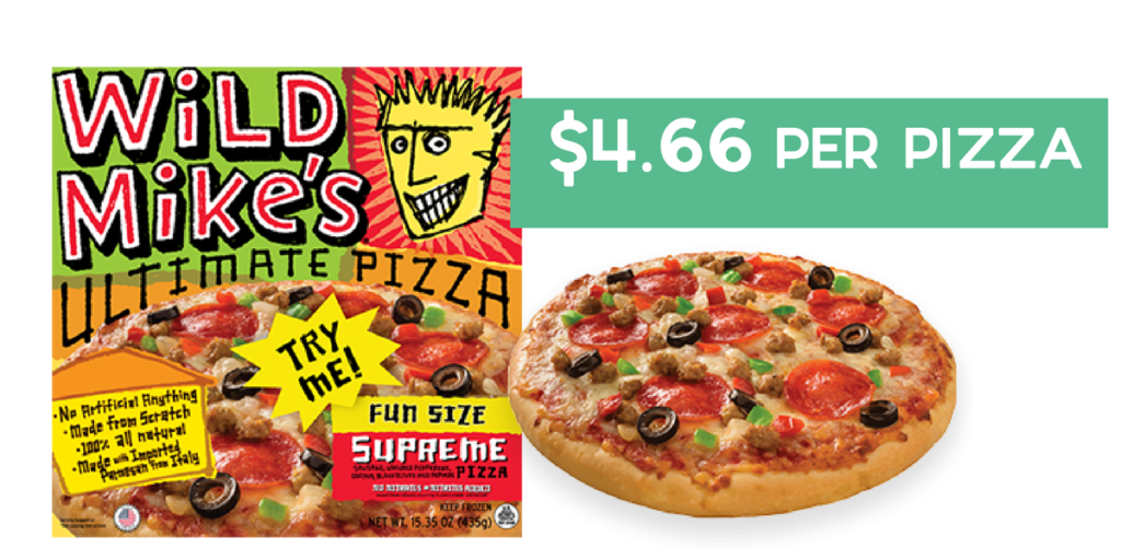 Wild Mike's Frozen Pizzas, $4.66 each :: Southern Savers