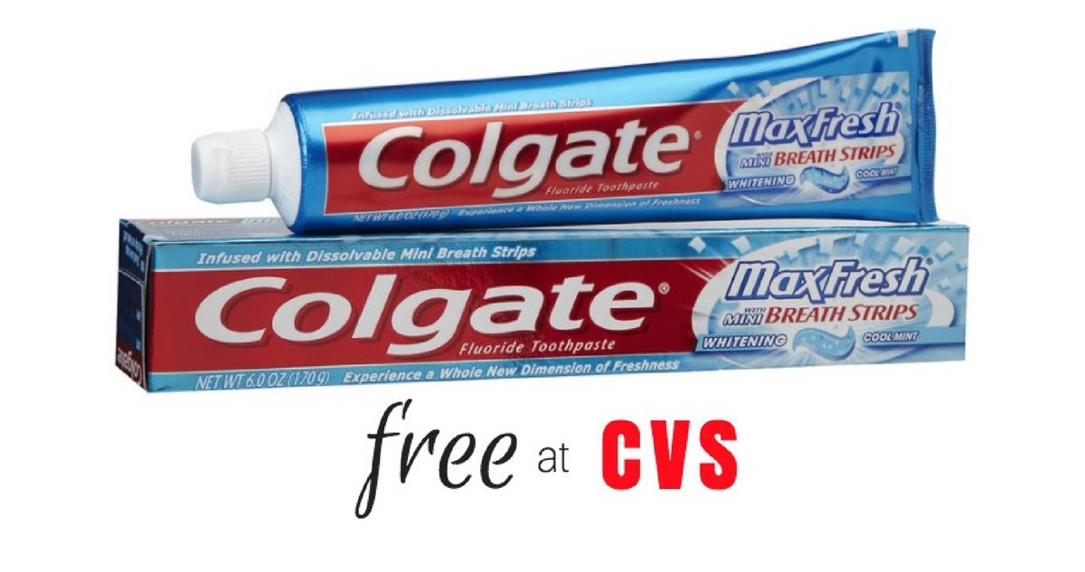 FREE Colgate Toothpaste At CVS Southern Savers