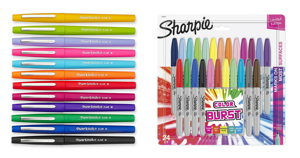 sharpie flair pens