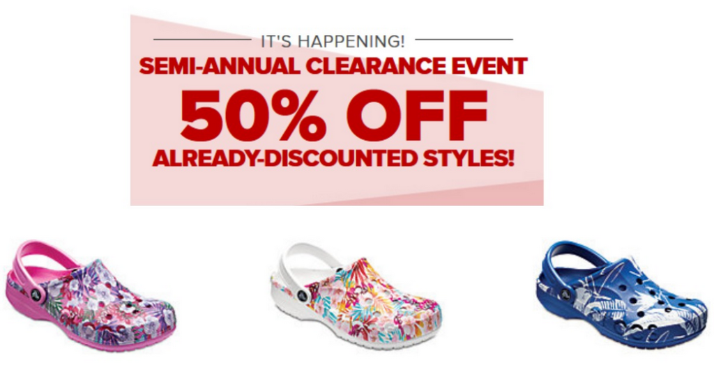 crocs clearance