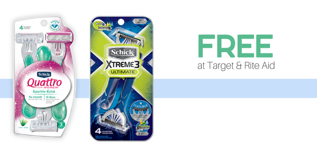 Free Schick Disposable Razors at Target or Rite Aid!! Southern Savers