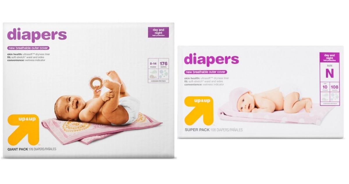 Up & Up Diapers for 16.59 Per Box Southern Savers
