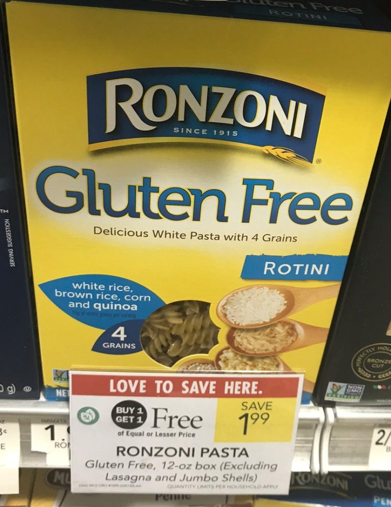 49¢ Ronzoni Gluten-Free or Organic Pasta at Publix :: Southern Savers