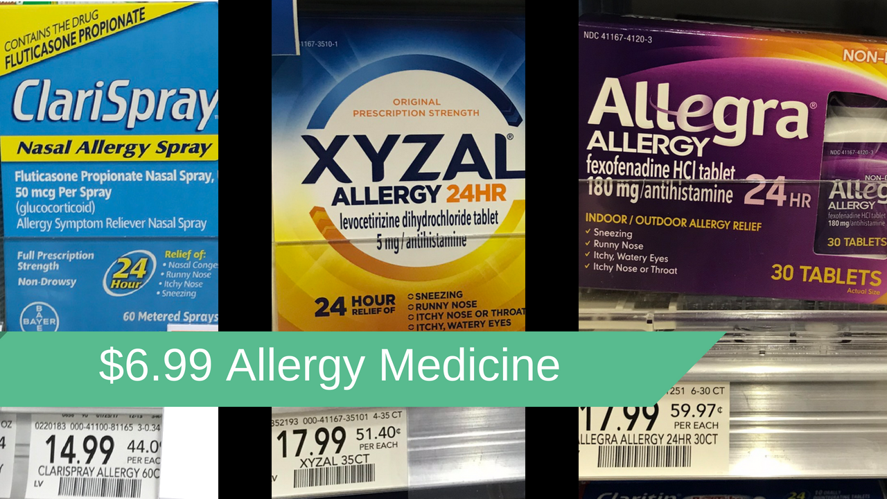 6.99 Allergy Medicine Deals This Weekend Only Southern Savers