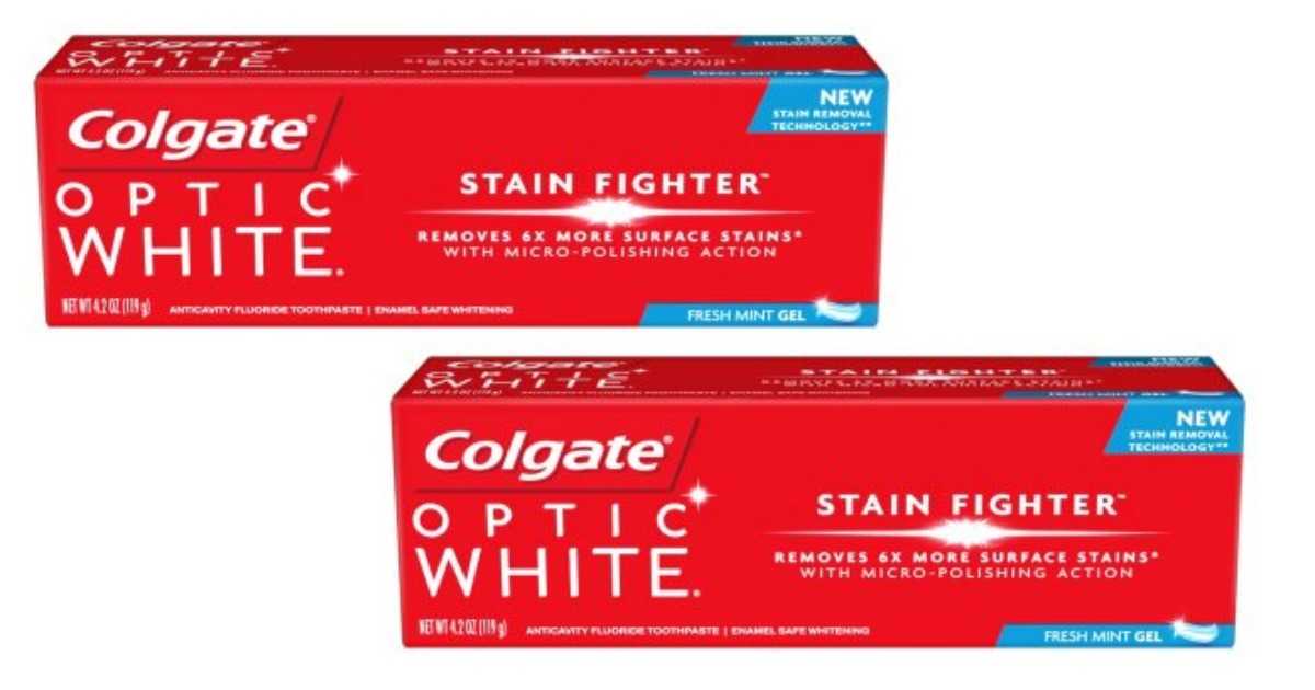 colgate optic white toothpaste