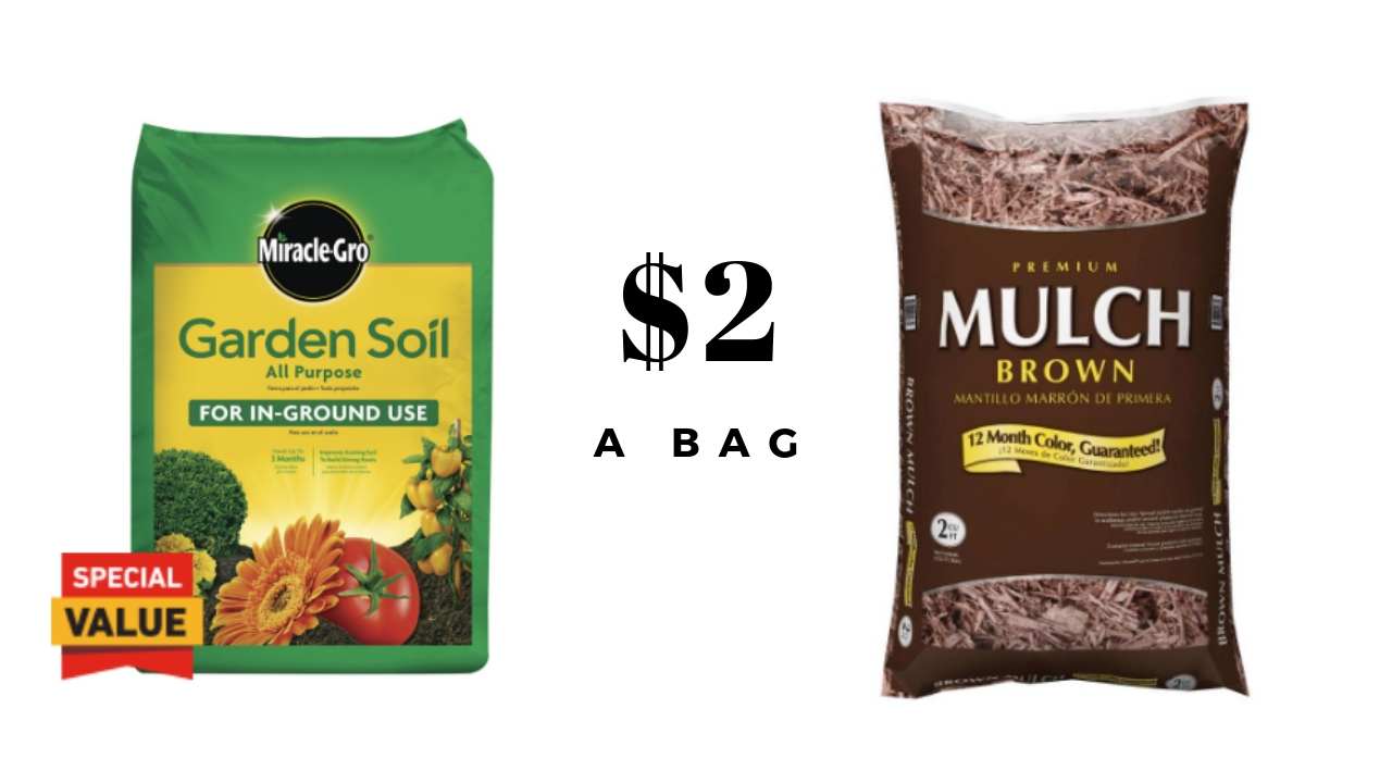 Lowe S Deal Premium Mulch 2 Or Garden Soil For 2 50 Southern Savers