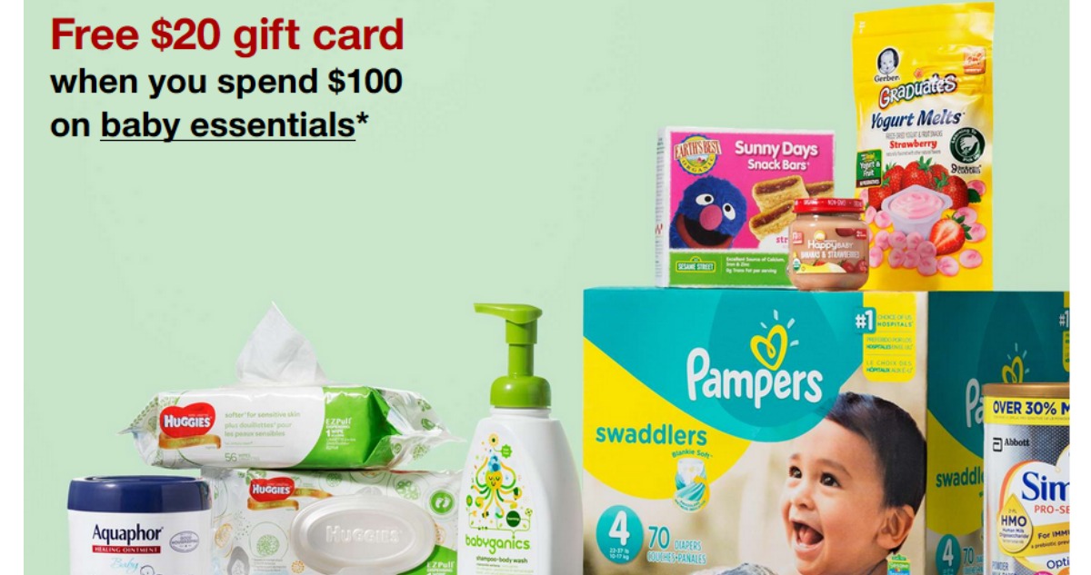 Free 20 Target Gift Card Diapers for 10¢ Southern Savers