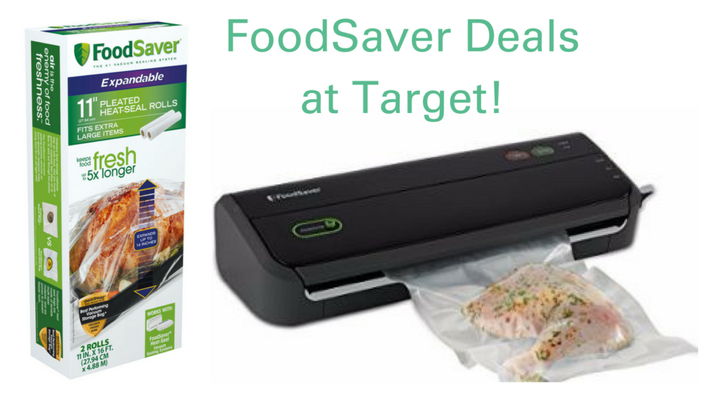 FoodSaver Coupons + Target Cartwheel Vacuum Sealer for 41.99