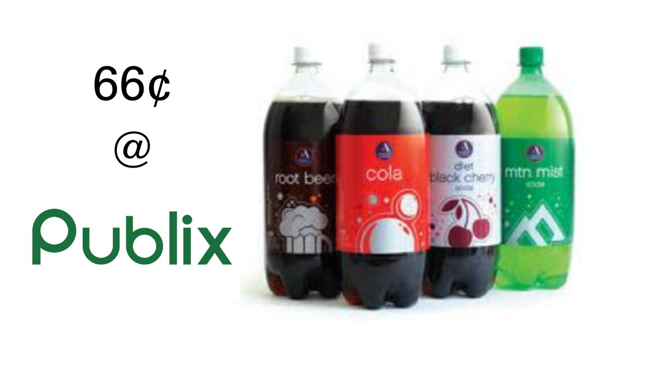 Publix Soda 2 Liters for 66¢ Southern Savers