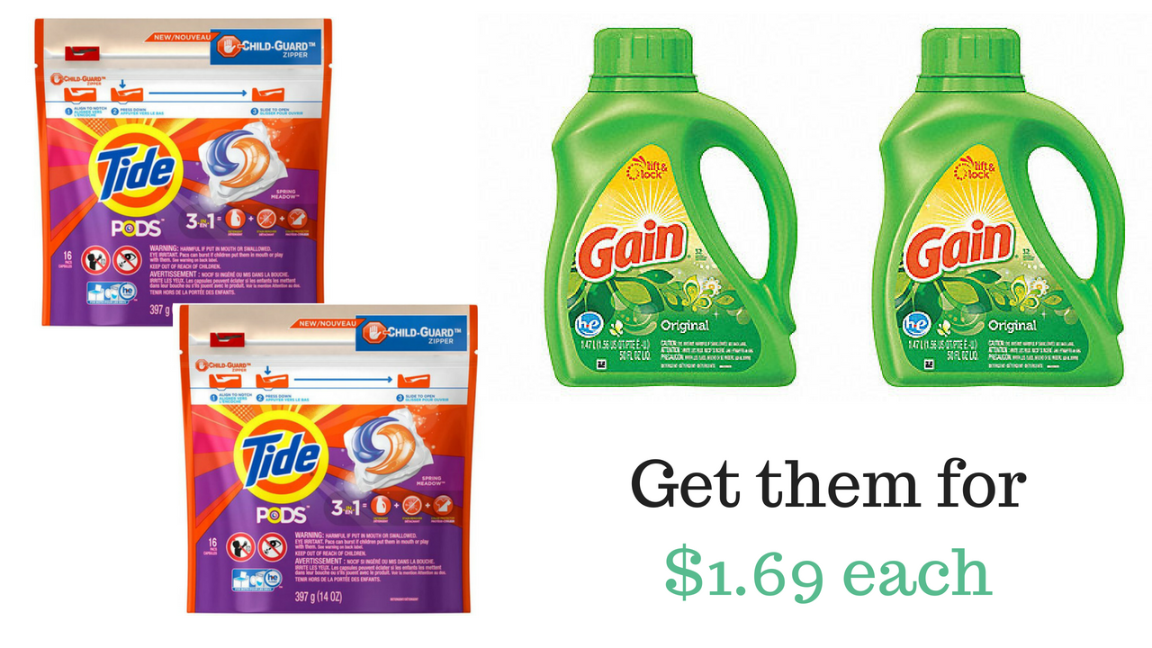 CVS Tide and Gain Detergent 1.69 Southern Savers