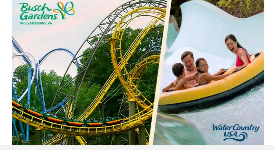 3 Day Busch Gardens Williamsburg Ticket For 50 Southern Savers