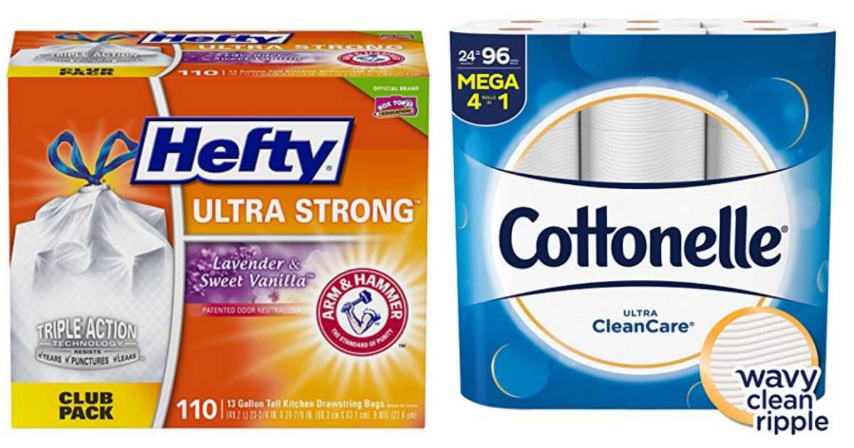 Amazon Deals Save on Hefty & Cottonelle Southern Savers