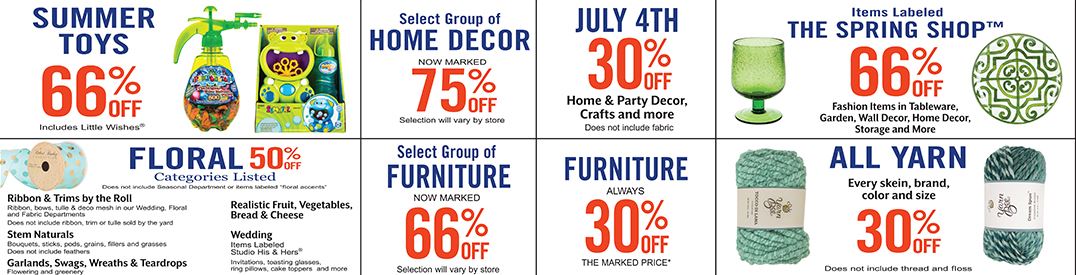 Hobby Lobby Spring Summer Clearance Up To 75 Off Southern Savers