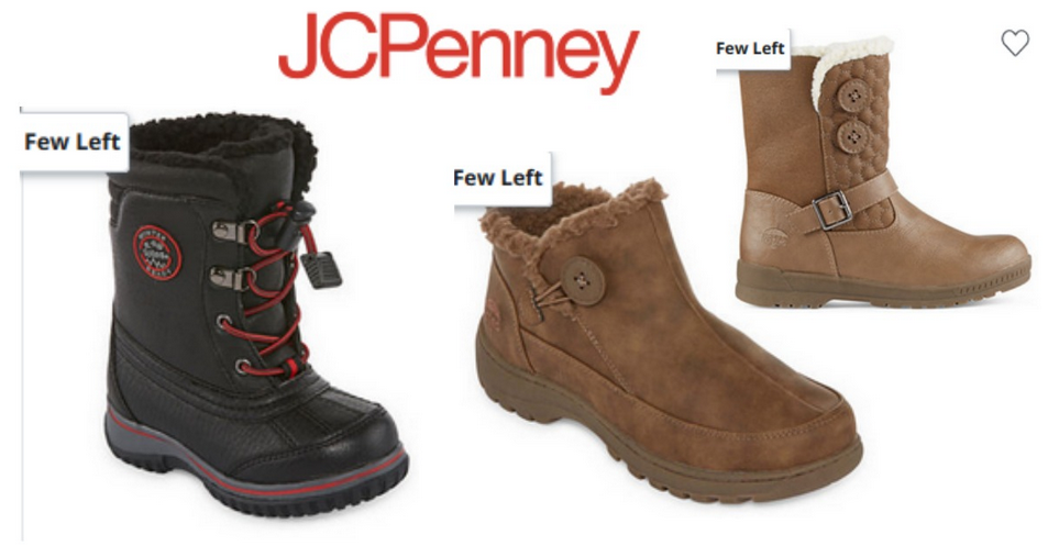 JCPenney Sale | Up to 80% Off Clearance Boots :: Southern Savers