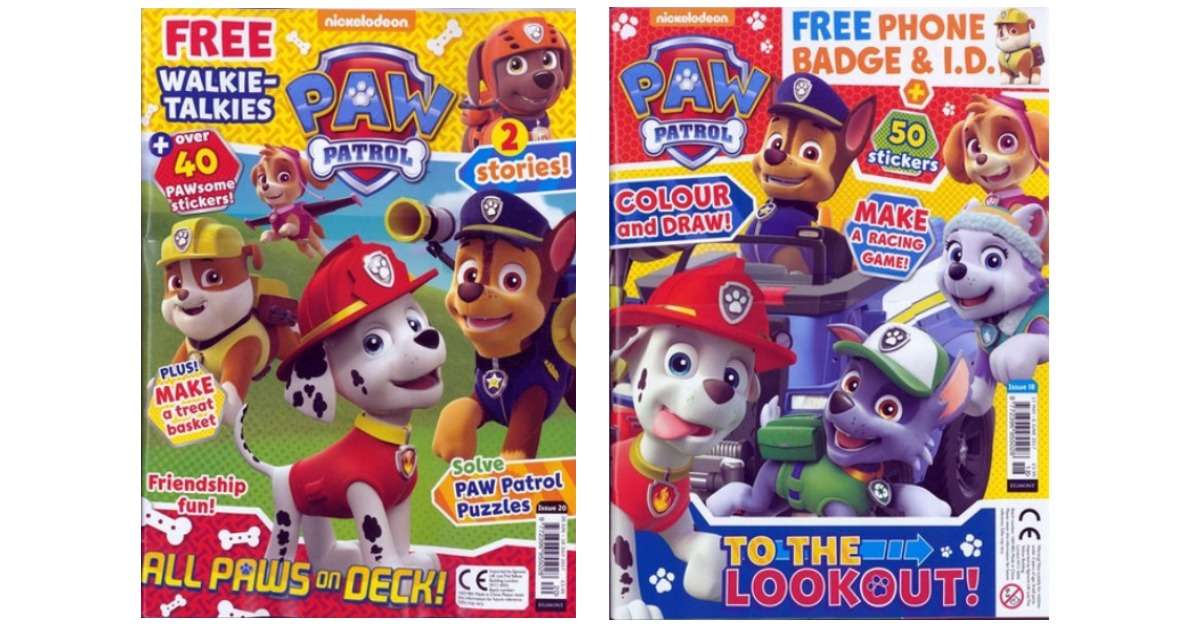 paw patrol magazine