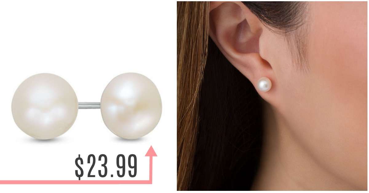pearl earrings