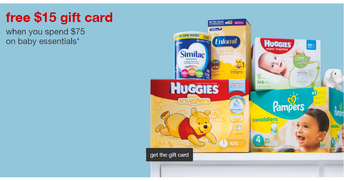 target baby gift card deal