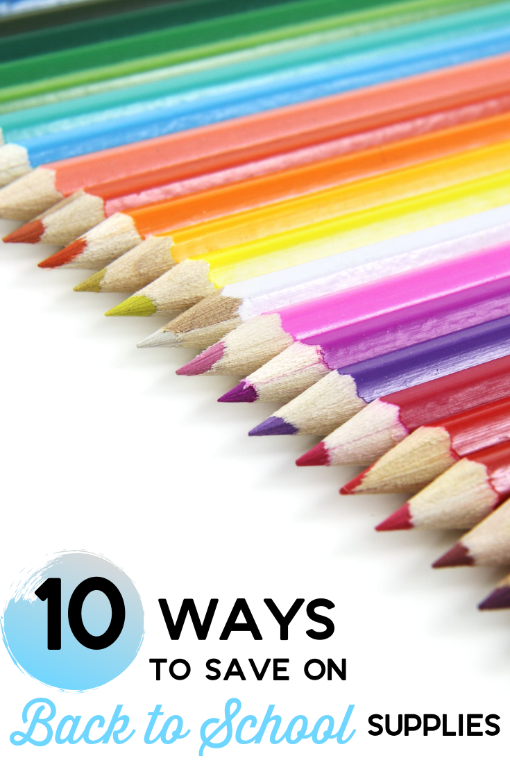 August doesn't have to be an expensive month. Save on back to school supplies with my top 10 favorite tips for getting the best bang for your buck!