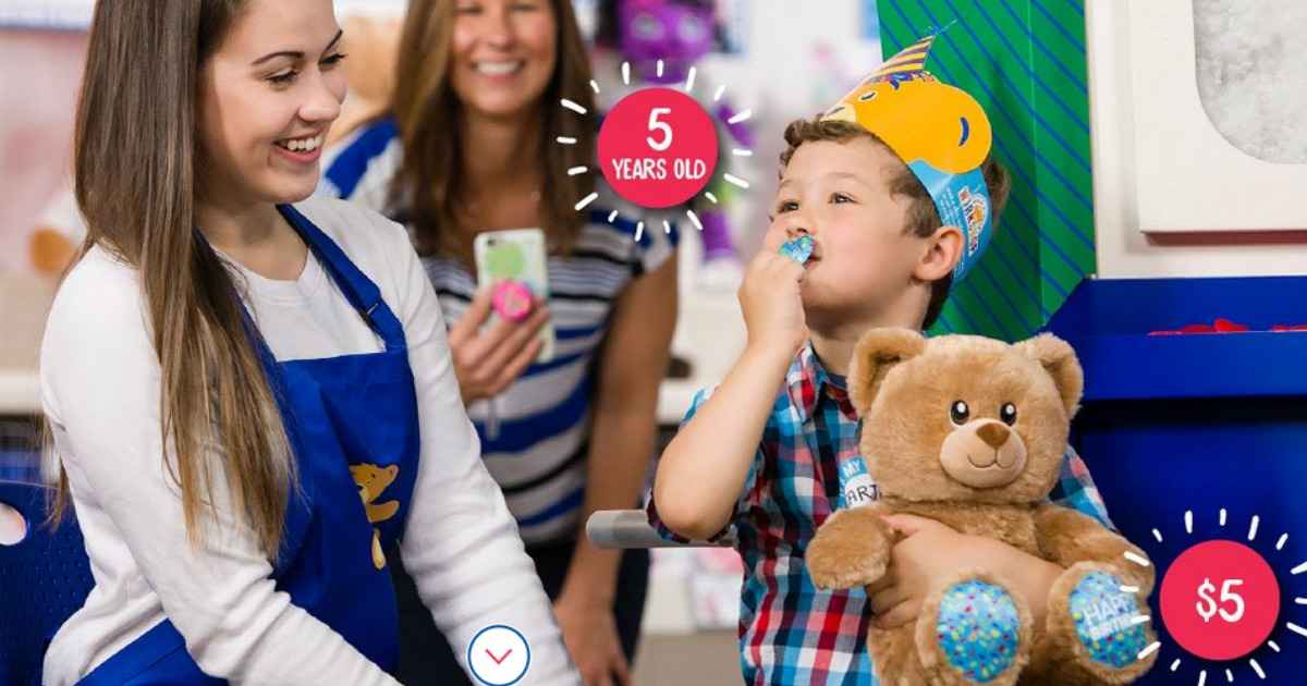 Build A Bear Pay Your Age Birthday Bear Southern Savers