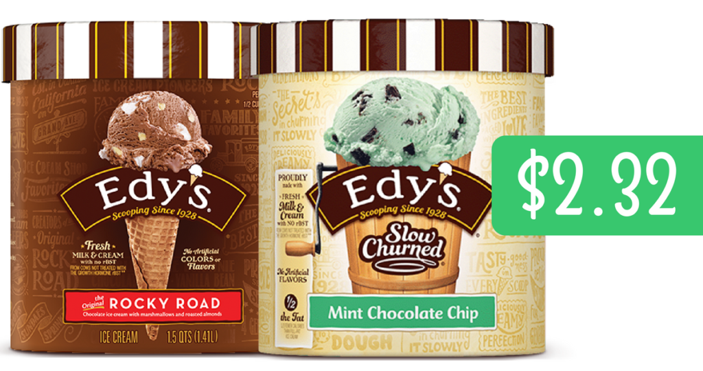 Edy's Coupon Makes Ice Cream 2.32 Southern Savers
