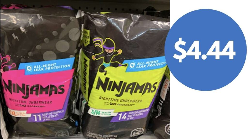 Save $5 on Ninjamas Nighttime Underwear :: Southern Savers