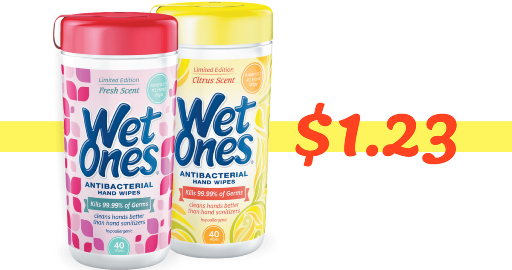 Wet Ones Coupon Makes Hand Wipes 1.23 Southern Savers