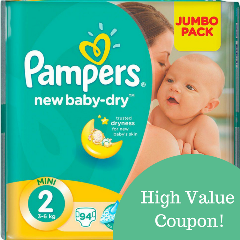 High Value Pampers Coupon Diapers As Low As 4 Southern Savers