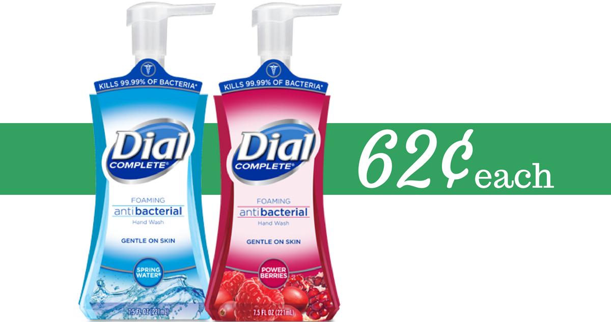 Dial Coupon Makes Foaming Hand Soap 62¢ Southern Savers