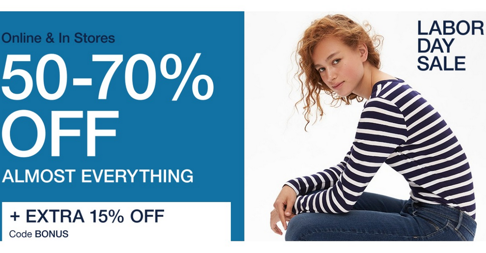 Gap Factory Sale | 50%-70% Off Almost Everything! :: Southern Savers