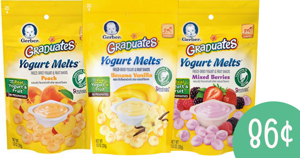 Gerber Coupon | Graduates Yogurt Melts for 86¢ :: Southern Savers